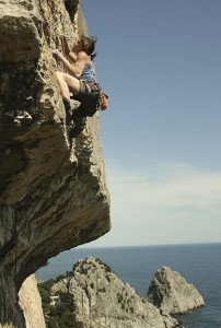 rock climbing